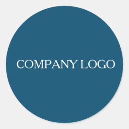 Adesivo Redondo Logotipo Personalizado da Empresa