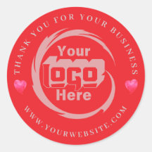 Logotipo Personalizado Da Empresa Obrigado Pela Su