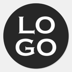 Adesivo Redondo Logotipo personalizado da empresa ou da empresa em