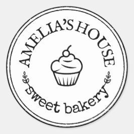 Adesivo Redondo Logotipo personalizado grande personalizado