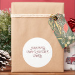 Adesivo Redondo Logotipo personalizado simples e elegante aqui da<br><div class="desc">Design</div>