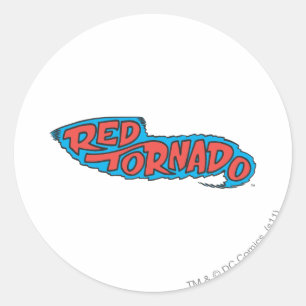 Adesivo Redondo Logotipo Red Tornado