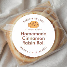 Logotipo Retro de Cinnamon Roll da Padaria Nome do