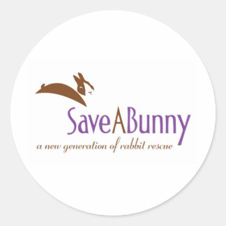 Adesivo Redondo Logotipo SaveABunny
