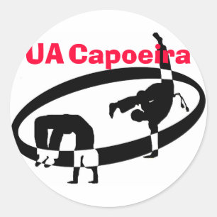 Adesivo Redondo logotipo sem texto, UA, Capoeira