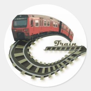 Adesivo Redondo Logotipo Sricker do trem de G