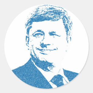 Adesivo Redondo Logotipo Stephen Harper