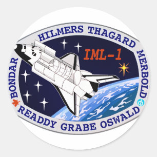 Adesivo Redondo Logotipo STS-42 Mission Insignia