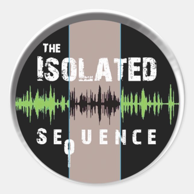 Adesivo Redondo Logótipo TIS Transparente (Frente)