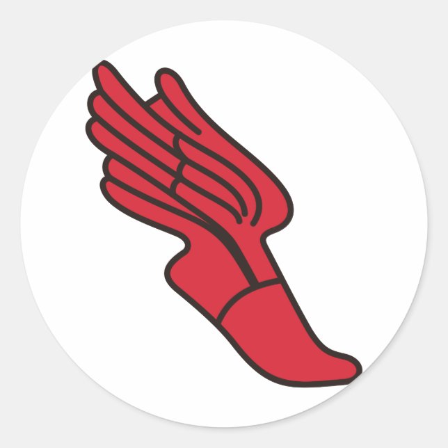 Adesivo Redondo Logotipo Track (Frente)