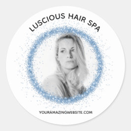 Adesivo Redondo *~* LOGOTIPO UPLOAD Rótulo do produto Foco de enve