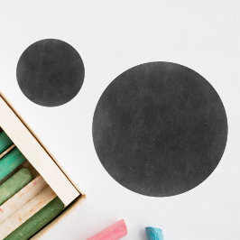 Adesivo Redondo Loja Chique de Campo com Quadro Negro Rústico