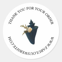 Loja de arte criativa obrigado pelo seu pedido