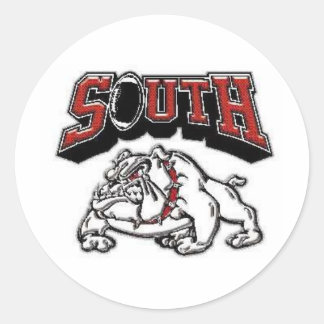 Adesivo Redondo Loja de Futebol Fort Zumwalt South Jr Bulldog