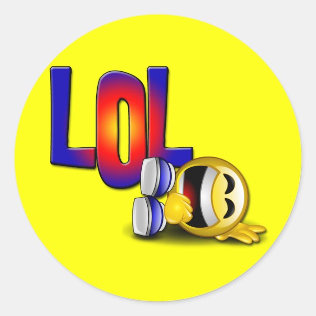 ADESIVO REDONDO LOL (Frente)