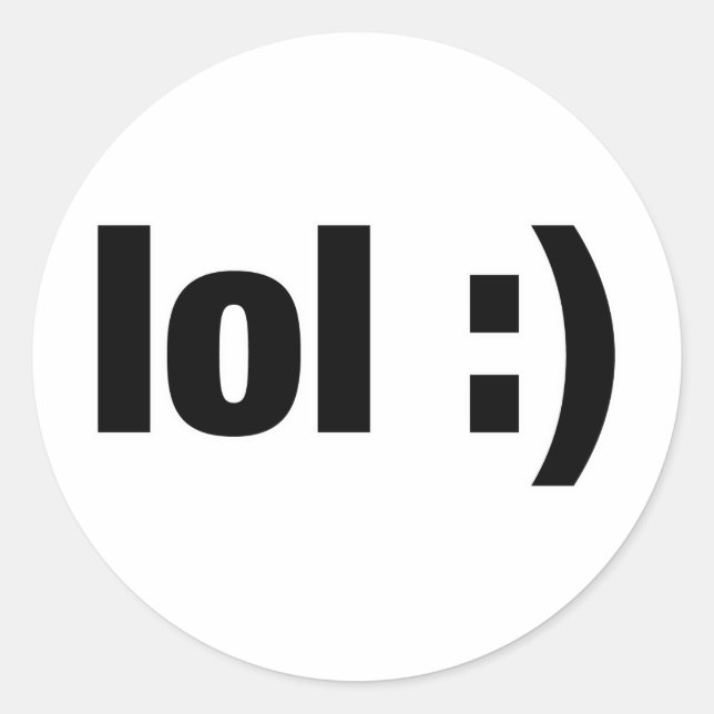 Adesivo Redondo lol (Frente)