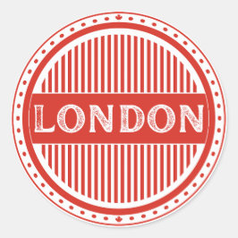 Adesivo Redondo London City Pride Emblem – Canadian Identity