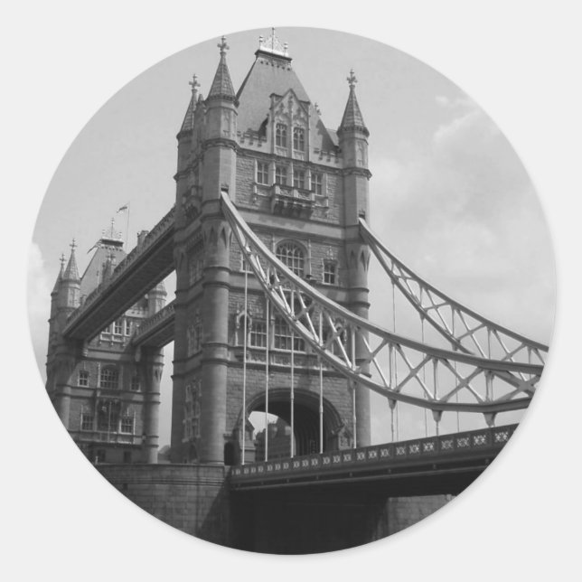 Adesivo Redondo London Stickers (Frente)