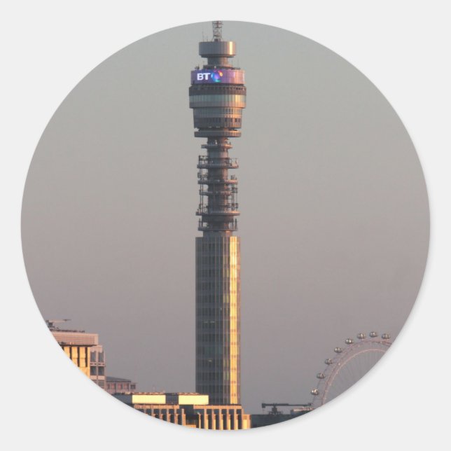 Adesivo Redondo Londres (Frente)