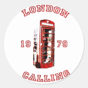 Adesivo Redondo Londres 1979