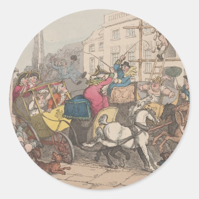 Adesivo Redondo Londres - Round Stickers for Stationery (Frente)