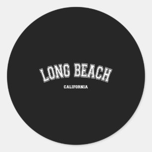 Adesivo Redondo Long Beach California