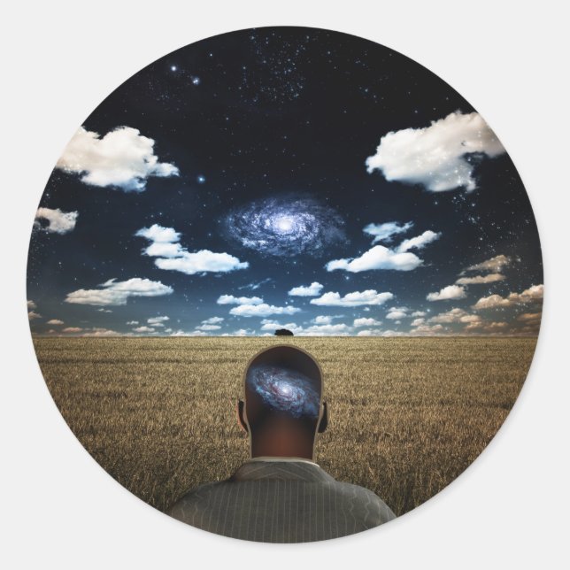 Adesivo Redondo Longe (Frente)