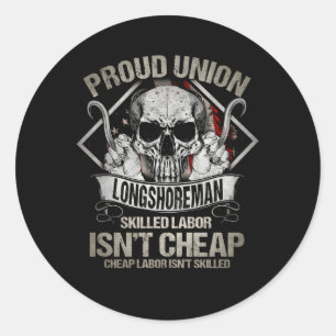 Adesivo Redondo Longshore Na Parte Traseira De