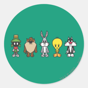 Adesivo Redondo LoonEY TUNES™ Group Photo Op