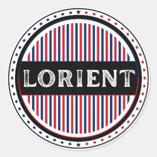 Adesivo Redondo Lorient City Pride Emblem – French Identity