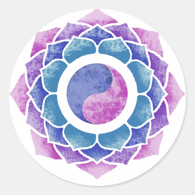 Adesivo Redondo Lotus (Frente)