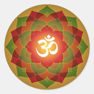 Adesivo Redondo Lotus OM projeta