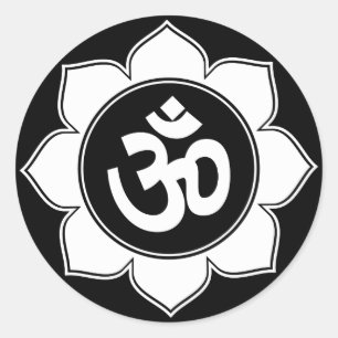Adesivo Redondo Lotus OM projeta