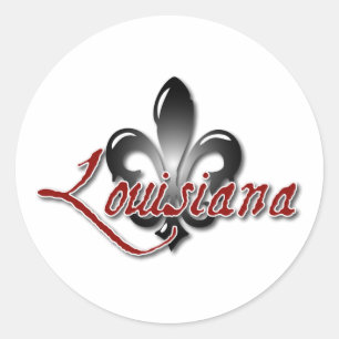 Adesivo Redondo Louisiana