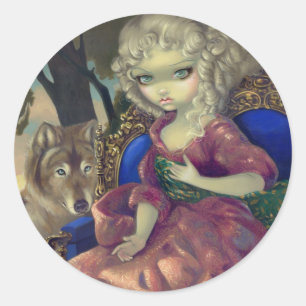 Adesivo Redondo "Loup-Garou: L'Aube"