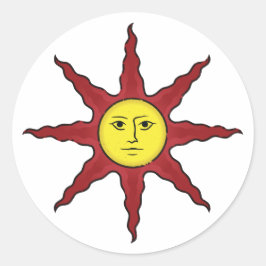 Adesivo Redondo Louva o Sun Sticker