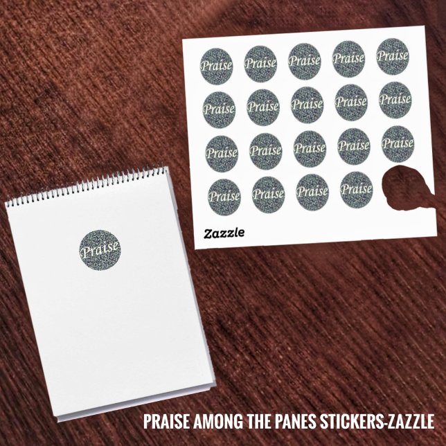 Adesivo Redondo Louvado Entre Os Painéis (Criador carregado)