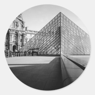 Adesivo Redondo Louvre