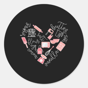 Adesivo Redondo Love Baking Tools For Bakers K