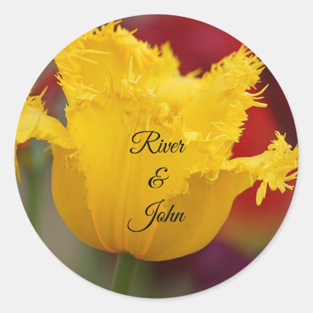 Adesivo Redondo Love Classic Round Sticker (Frente)