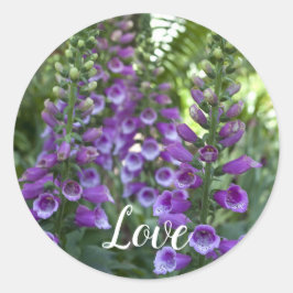Adesivo Redondo Love Classic Round Sticker