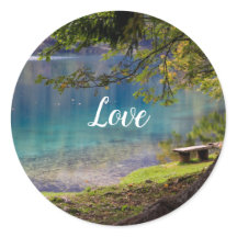 Love Classic Round Sticker