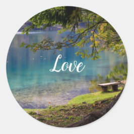 Adesivo Redondo Love Classic Round Sticker