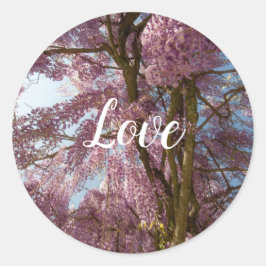 Adesivo Redondo Love Classic Round Sticker