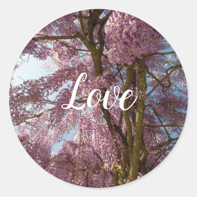 Adesivo Redondo Love Classic Round Sticker (Frente)