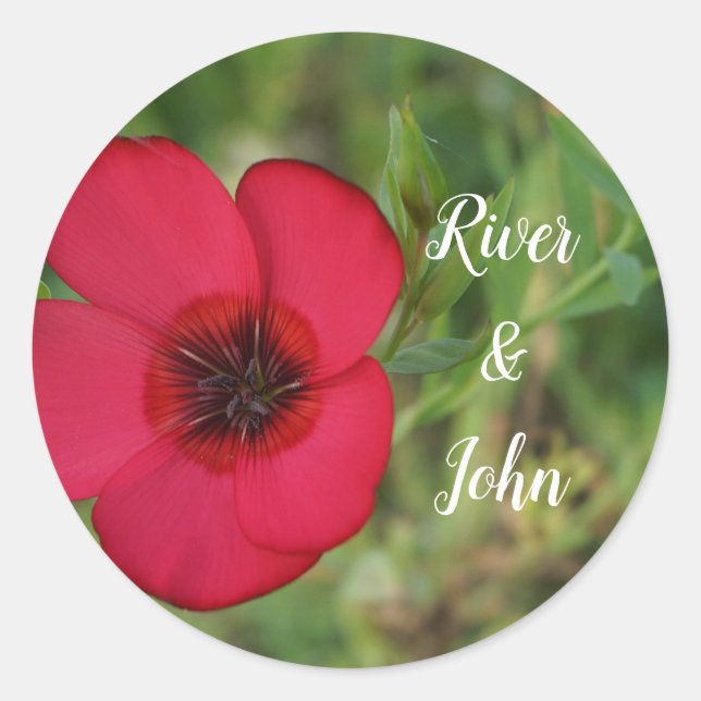 Adesivo Redondo Love Classic Round Sticker (Frente)