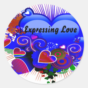 Adesivo Redondo Love Express's_ Sticker
