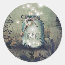 Love Key Mason Jar Rustic Woodland Casamento