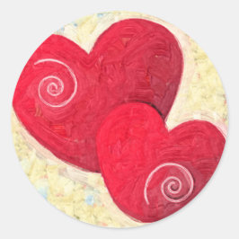 Adesivo Redondo Love Sticker