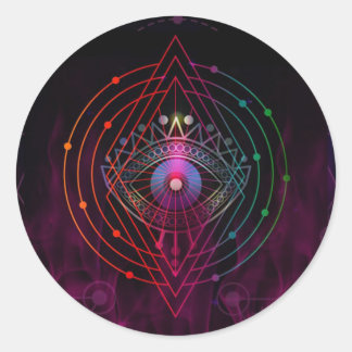 Adesivo Redondo Love Sticker